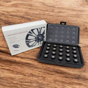 T4A16634 F-Pace E-Pace I-Pace Gloss Black Lug Nuts Set of 20‎ New OEM